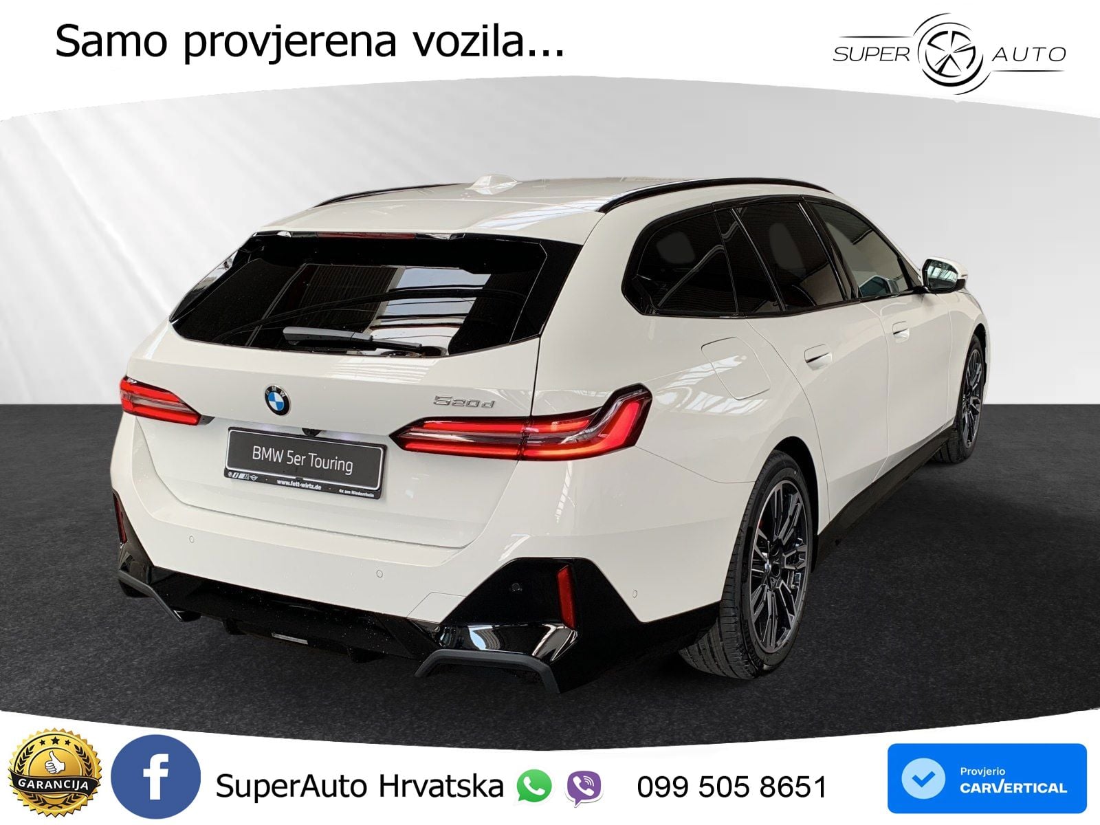 BMW 520d Touring (197 KS) Steptronic M Sport LED+GR SJED+ACC