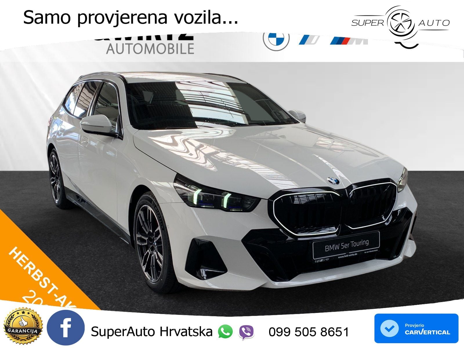 BMW 520d Touring (197 KS) Steptronic M Sport LED+GR SJED+ACC