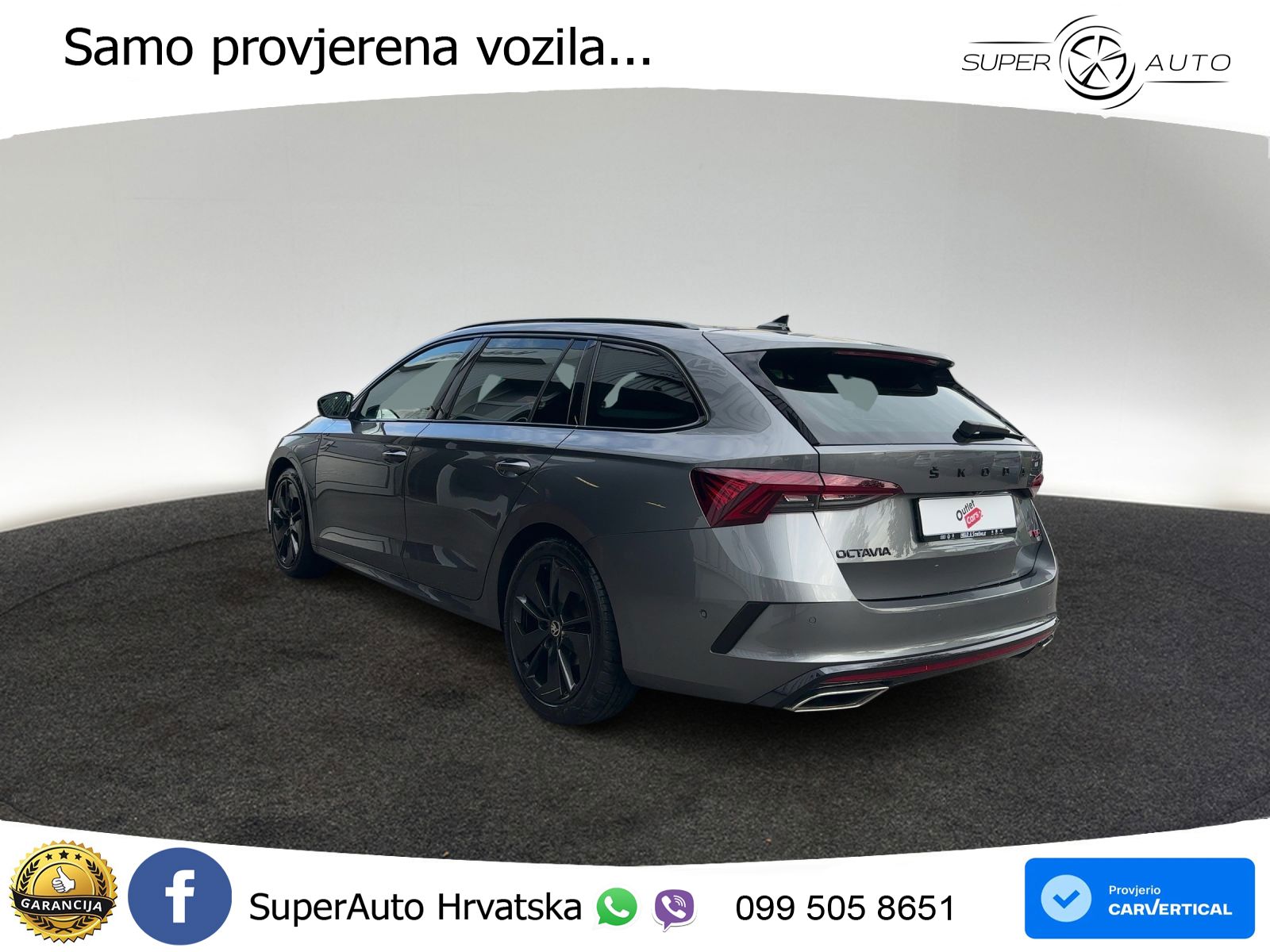 Škoda Octavia Combi RS 2.0 TDI (200 KS) DSG MATRIX+GR SJED+KAM