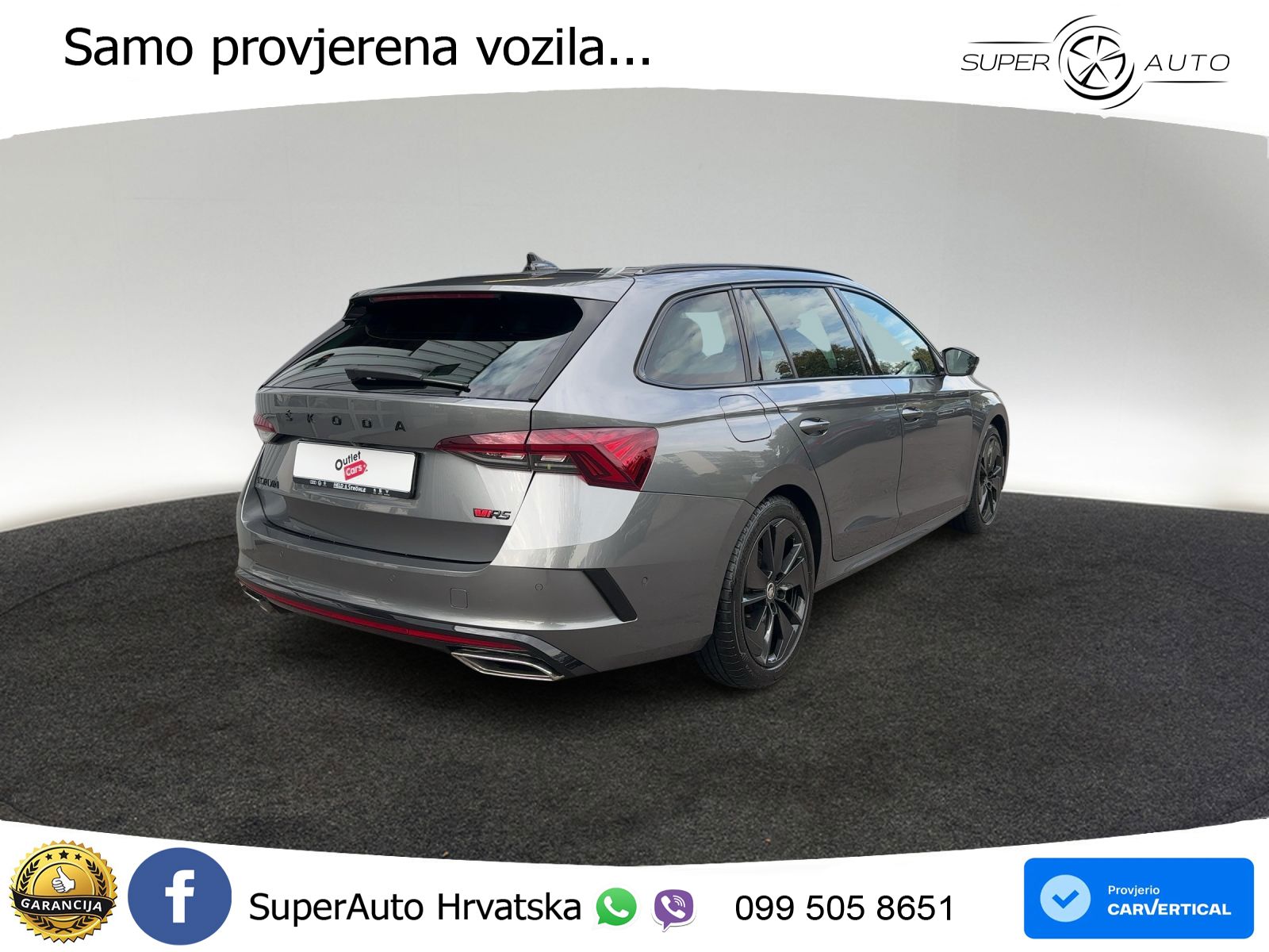 Škoda Octavia Combi RS 2.0 TDI (200 KS) DSG MATRIX+GR SJED+KAM