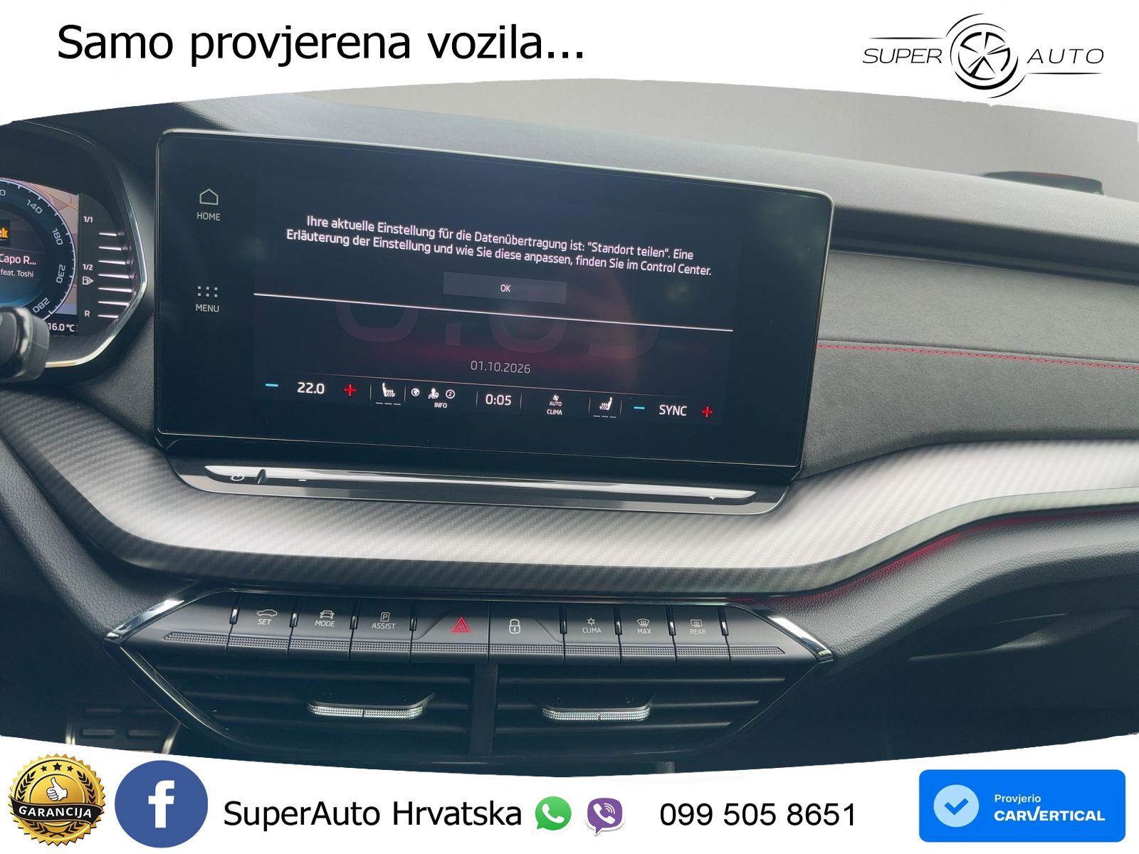 Škoda Octavia Combi RS 2.0 TDI (200 KS) DSG MATRIX+GR SJED+KAM