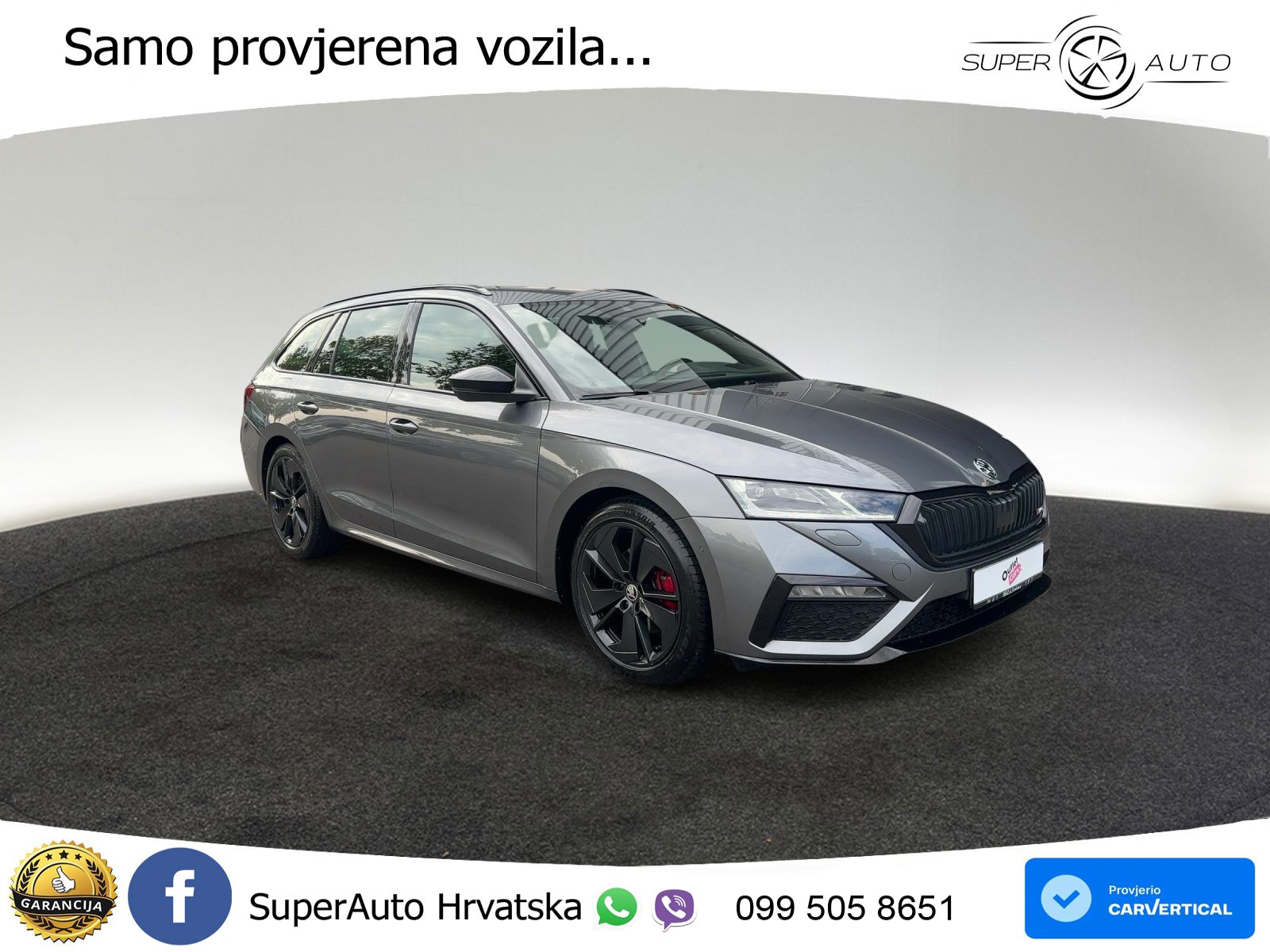 Škoda Octavia Combi RS 2.0 TDI (200 KS) DSG MATRIX+GR SJED+KAM