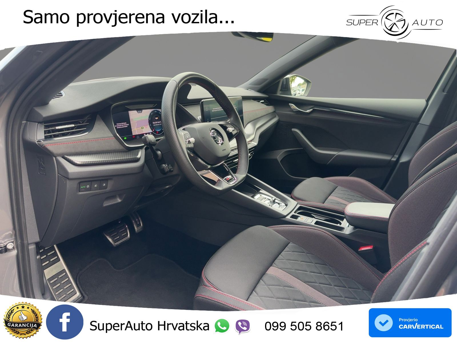 Škoda Octavia Combi RS 2.0 TDI (200 KS) DSG MATRIX+GR SJED+KAM