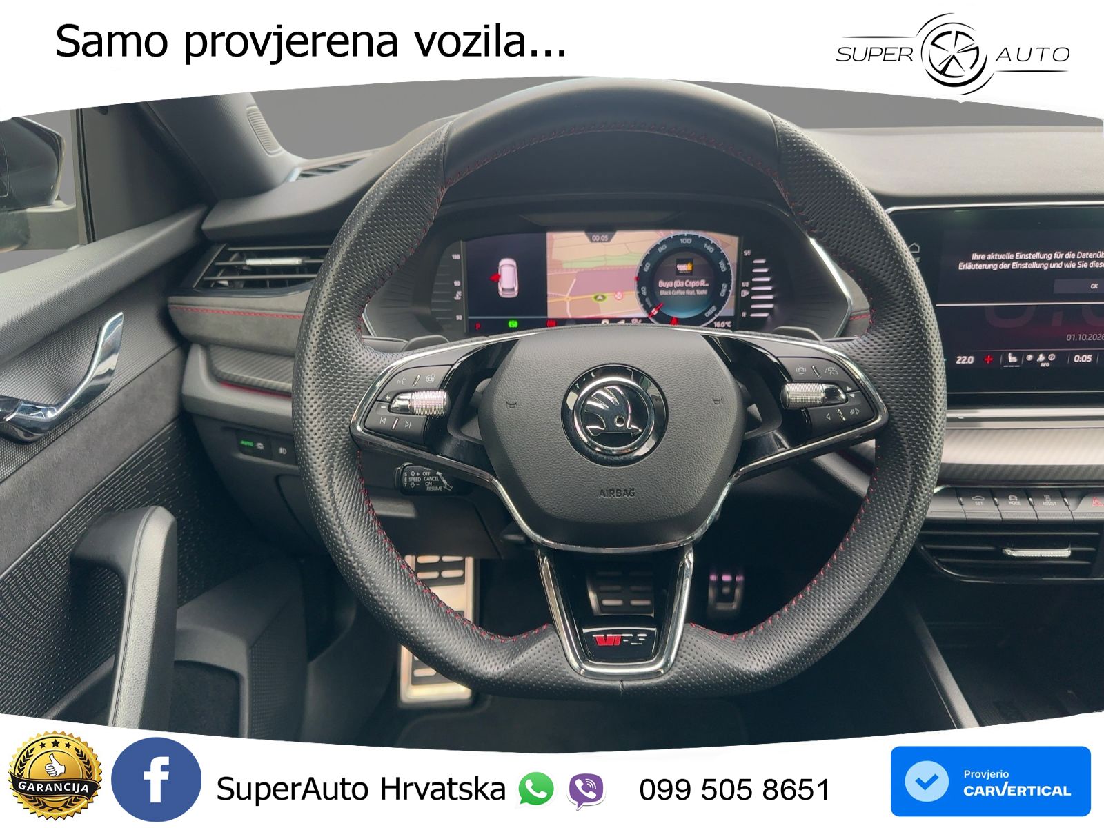 Škoda Octavia Combi RS 2.0 TDI (200 KS) DSG MATRIX+GR SJED+KAM