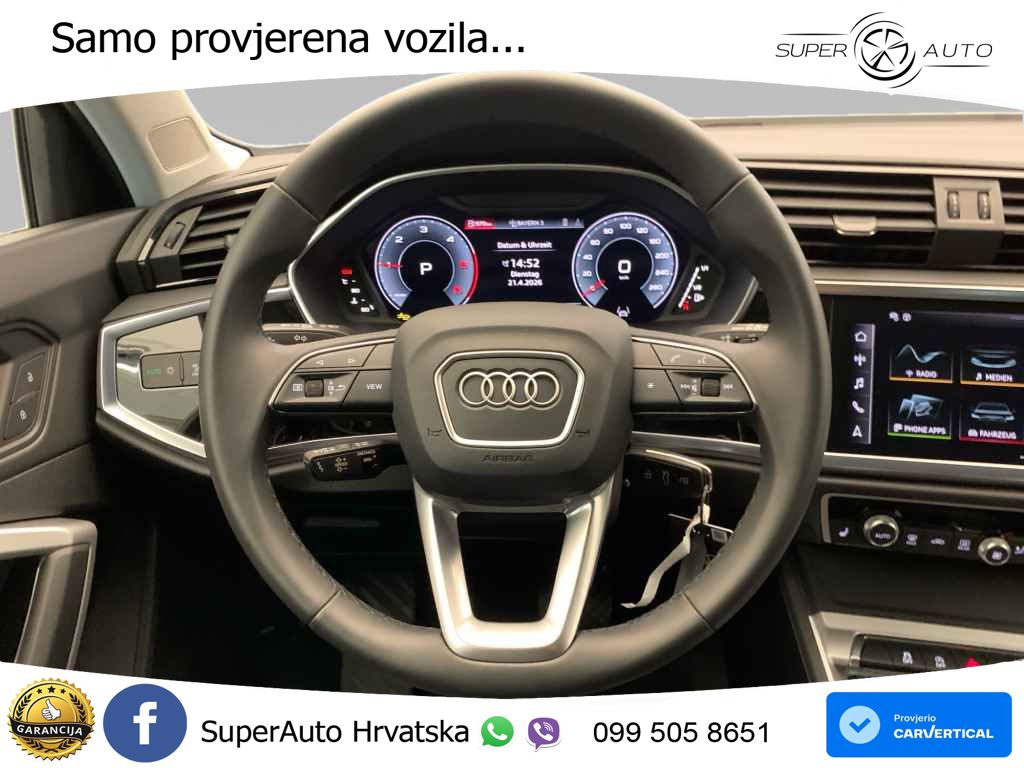 Audi Q3 35 TDI (150 KS) S tronic LED+GR SJED+ACC