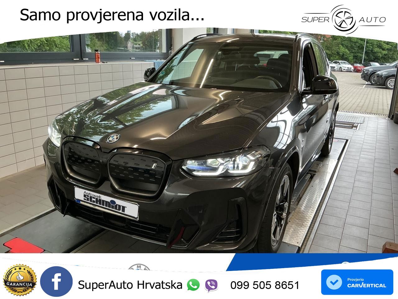 BMW iX3 80 kWh (286 KS) M Sport LED+GR SJED+ACC