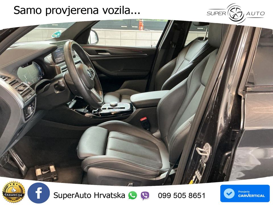 BMW iX3 80 kWh (286 KS) M Sport LED+GR SJED+ACC