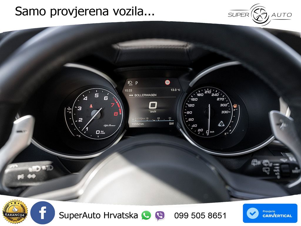 Alfa Romeo Stelvio Quadrifoglio 2.9 V6 Bi-Turbo (520 KS) Q4 Automatic