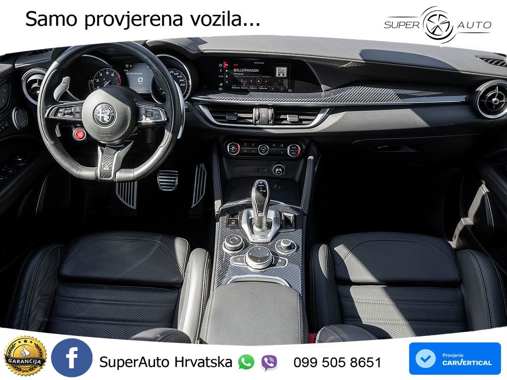 Alfa Romeo Stelvio Quadrifoglio 2.9 V6 Bi-Turbo (520 KS) Q4 Automatic