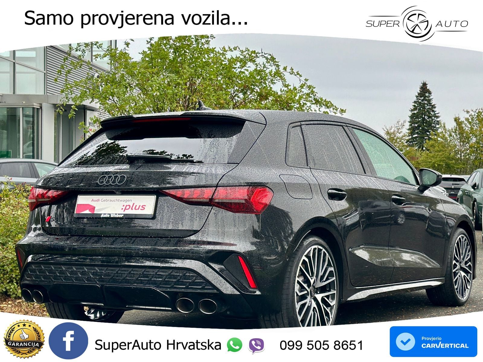 Audi S3 2.0 TFSI (333 KS) quattro S tronic LED+GR SJED+ACC