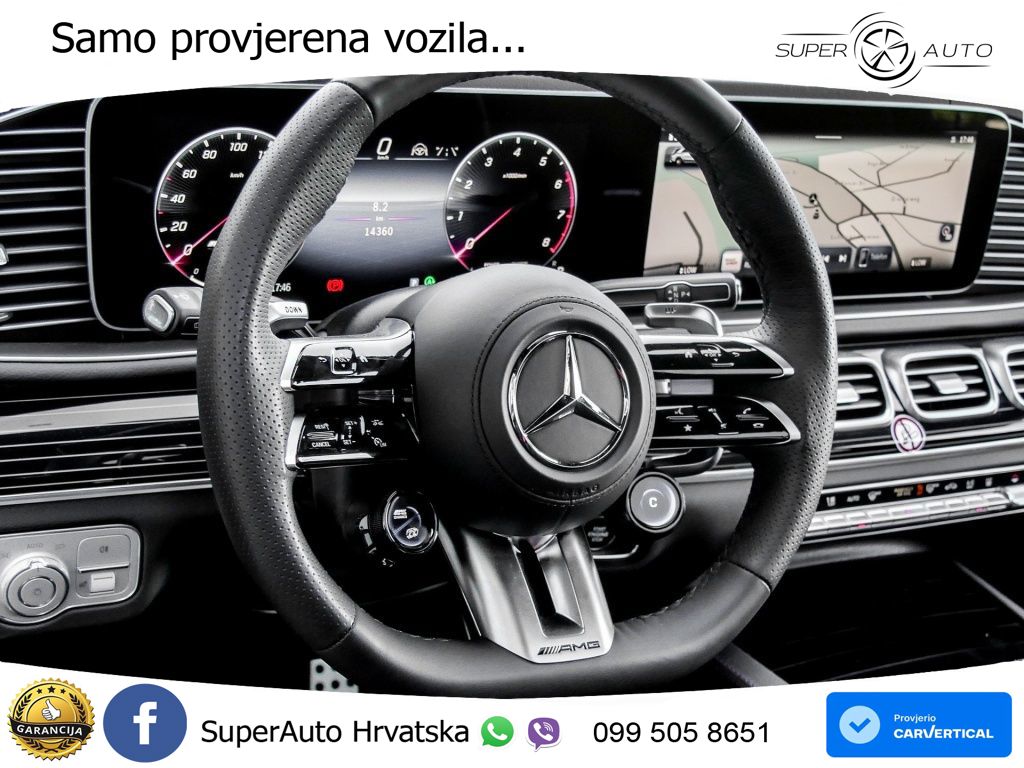 Mercedes AMG GLE 53 (435 KS) EQ Boost 4MATIC+ AMG SPEEDSHIFT TCT 9G ACC+GR SJED+360+PANO