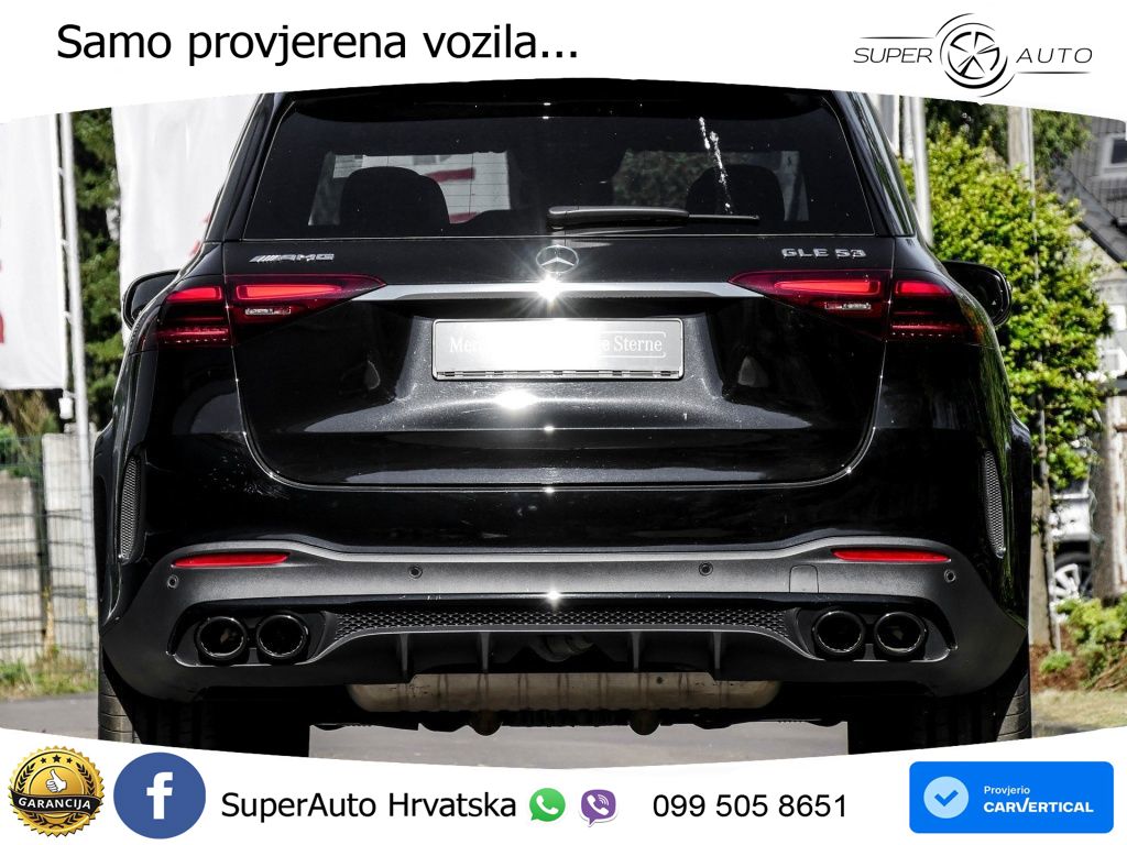 Mercedes AMG GLE 53 (435 KS) EQ Boost 4MATIC+ AMG SPEEDSHIFT TCT 9G ACC+GR SJED+360+PANO