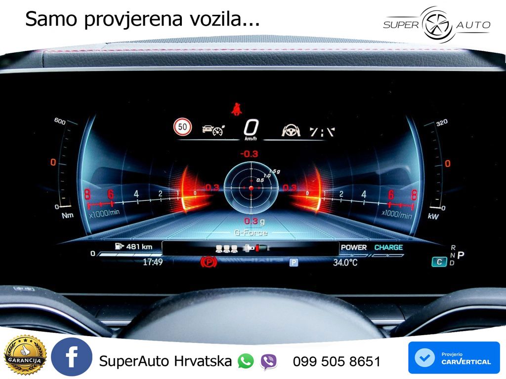 Mercedes AMG GLE 53 (435 KS) EQ Boost 4MATIC+ AMG SPEEDSHIFT TCT 9G ACC+GR SJED+360+PANO