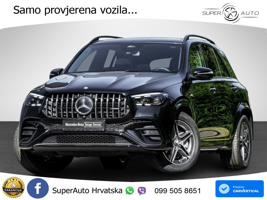 Mercedes AMG GLE 53 (435 KS) EQ Boost 4MATIC+ AMG SPEEDSHIFT TCT 9G ACC+GR SJED+360+PANO