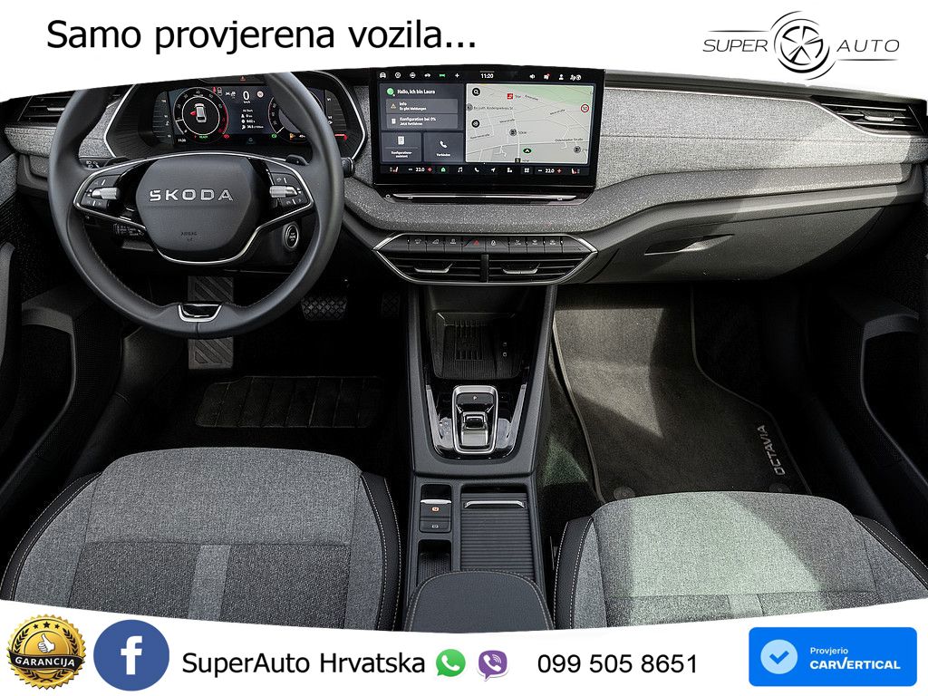 Škoda Octavia Combi 1.5 TSI (150 KS) DSG MATRIX+GR SJED+KAM