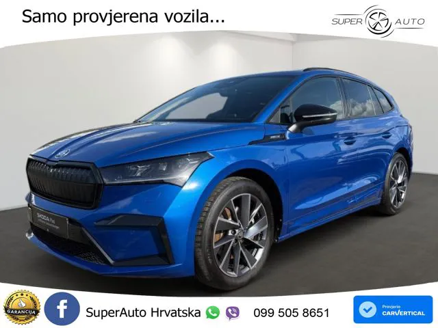Škoda Enyaq iV 80 82 kWh (204 KS) SportLine MATRIX+GR SJED+KAM
