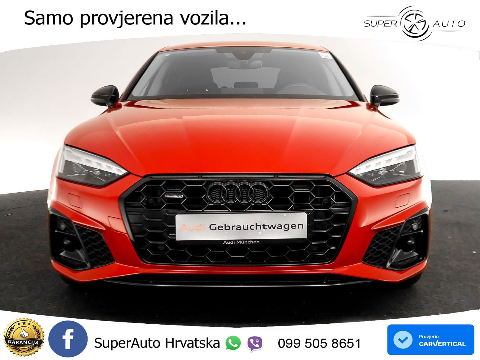 Audi A5 Sportback 40 TDI (204 KS) quattro S tronic S line MATRIX+GR SJED+KAM
