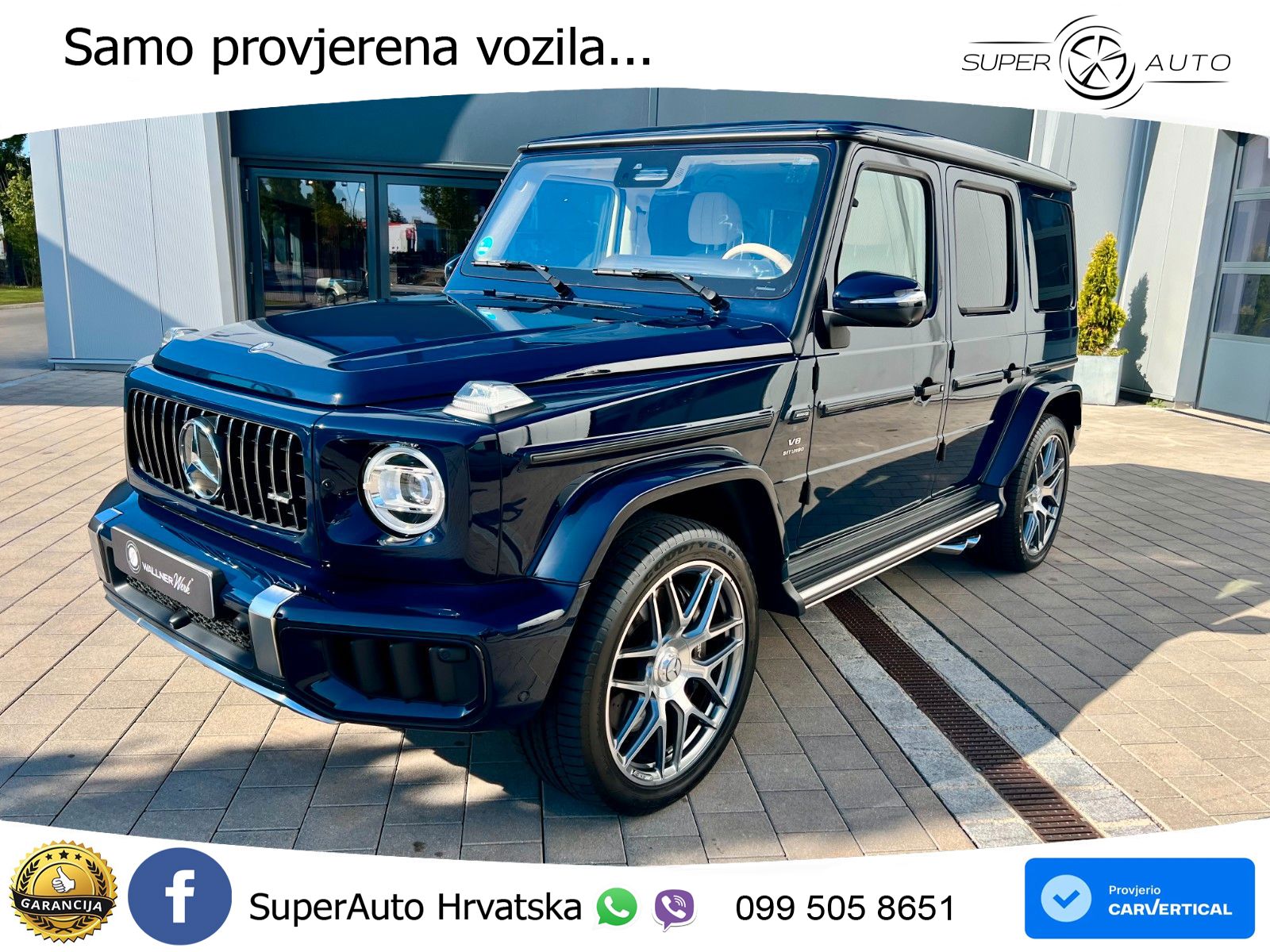Mercedes AMG G 63 Long V8 (585 KS) 4MATIC 9G-TRONIC AMG SPEEDSHIFT TCT Manufaktur LED+GR SJED+ACC