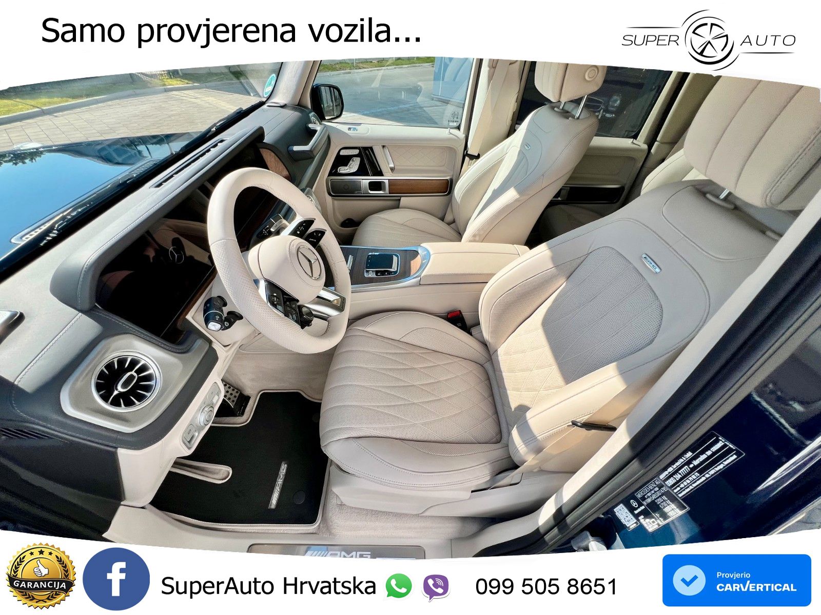 Mercedes AMG G 63 Long V8 (585 KS) 4MATIC 9G-TRONIC AMG SPEEDSHIFT TCT Manufaktur LED+GR SJED+ACC