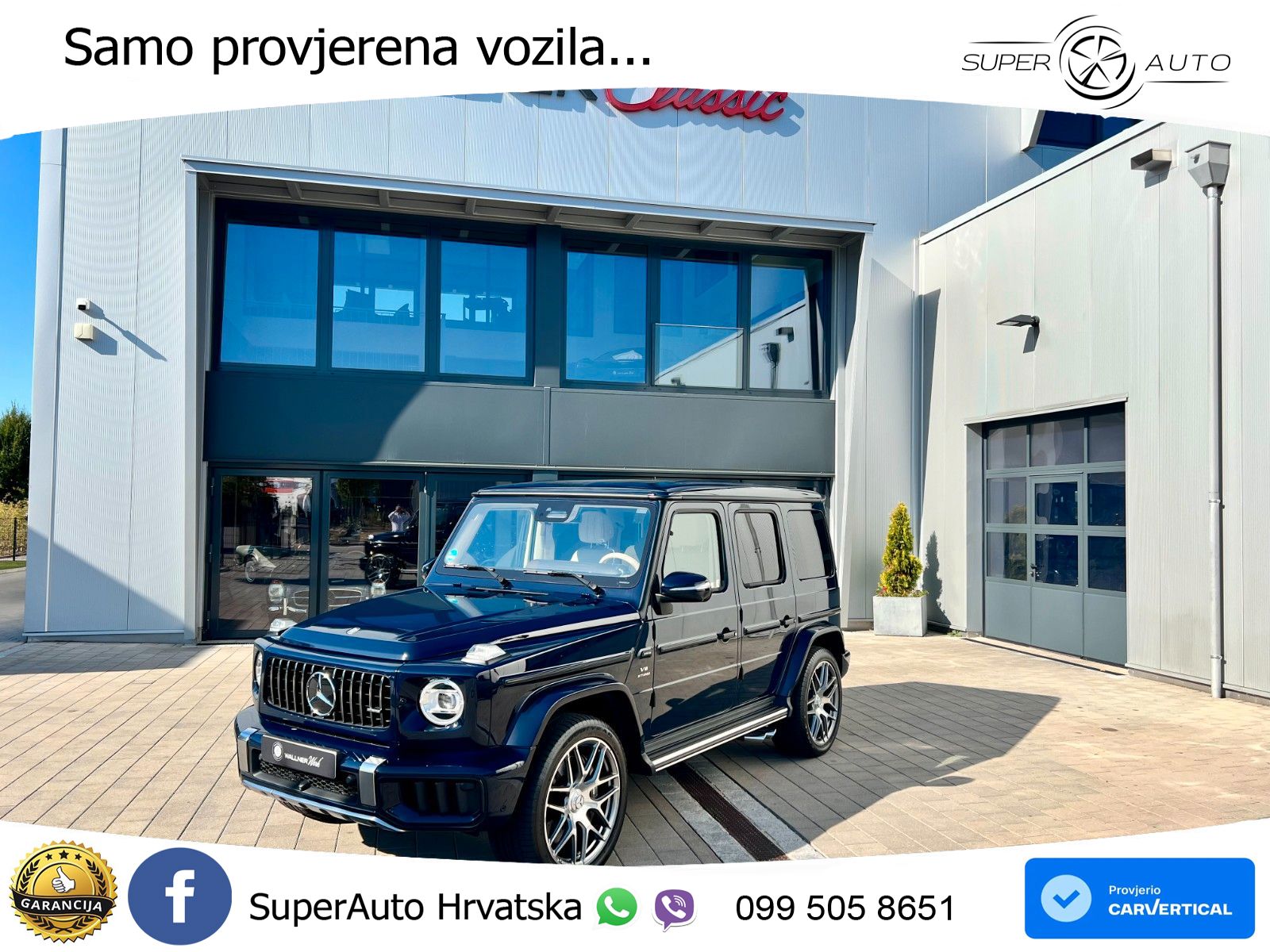 Mercedes AMG G 63 Long V8 (585 KS) 4MATIC 9G-TRONIC AMG SPEEDSHIFT TCT Manufaktur LED+GR SJED+ACC