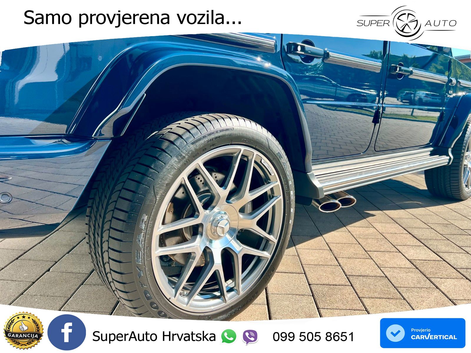 Mercedes AMG G 63 Long V8 (585 KS) 4MATIC 9G-TRONIC AMG SPEEDSHIFT TCT Manufaktur LED+GR SJED+ACC