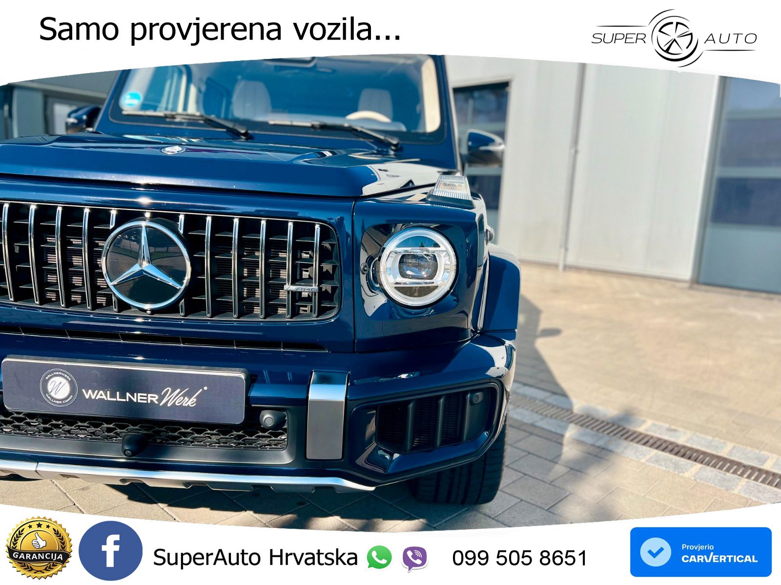 Mercedes AMG G 63 Long V8 (585 KS) 4MATIC 9G-TRONIC AMG SPEEDSHIFT TCT Manufaktur LED+GR SJED+ACC