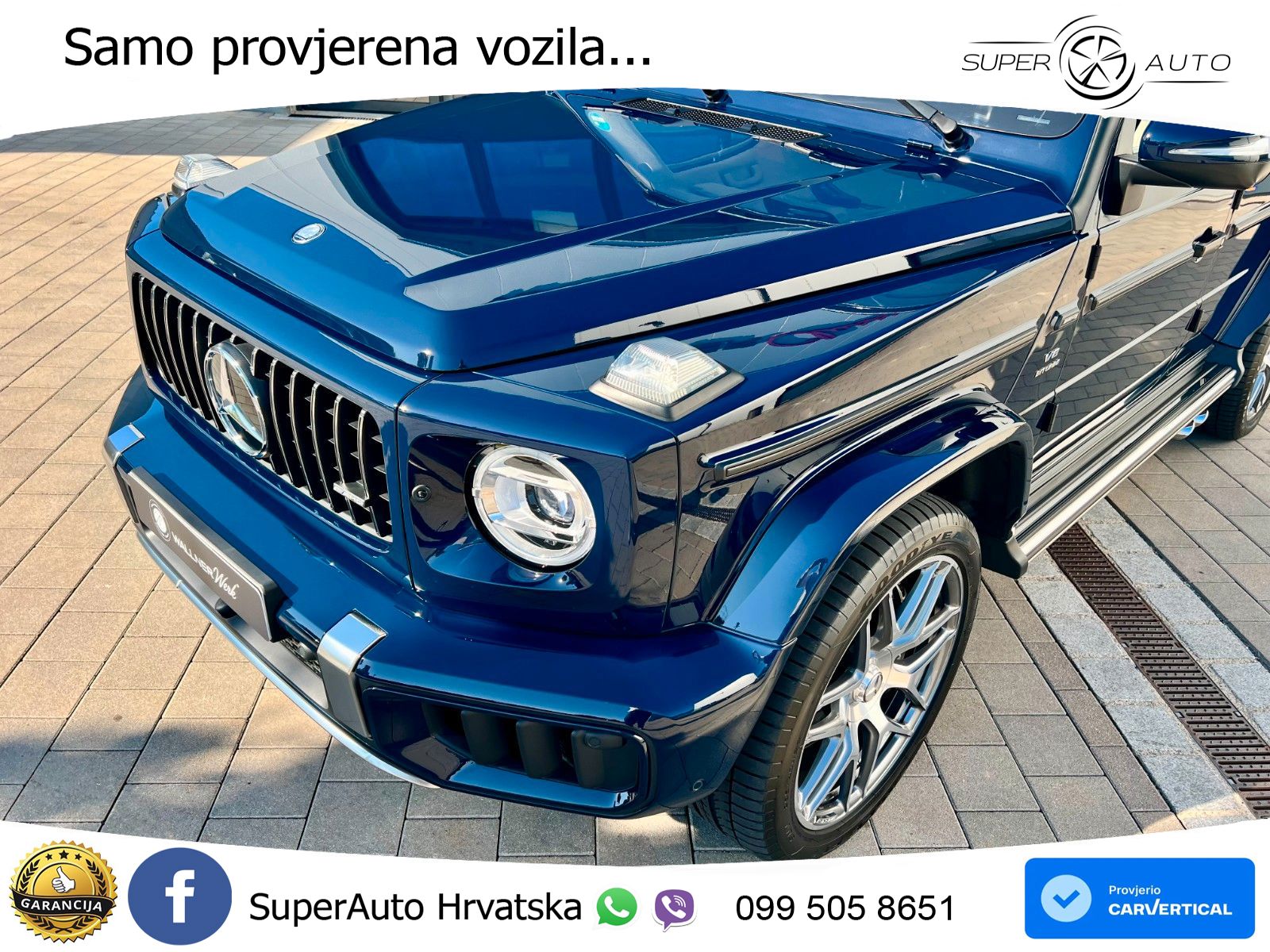 Mercedes AMG G 63 Long V8 (585 KS) 4MATIC 9G-TRONIC AMG SPEEDSHIFT TCT Manufaktur LED+GR SJED+ACC