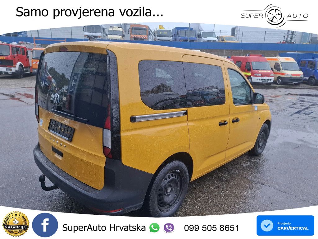 Volkswagen Caddy Tempomat Klima 5 Sitzer AHK 102 KS