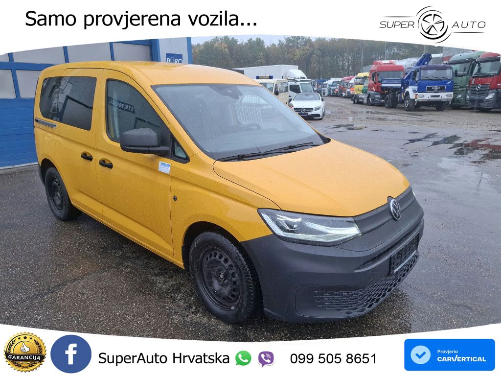 Volkswagen Caddy Tempomat Klima 5 Sitzer AHK 102 KS