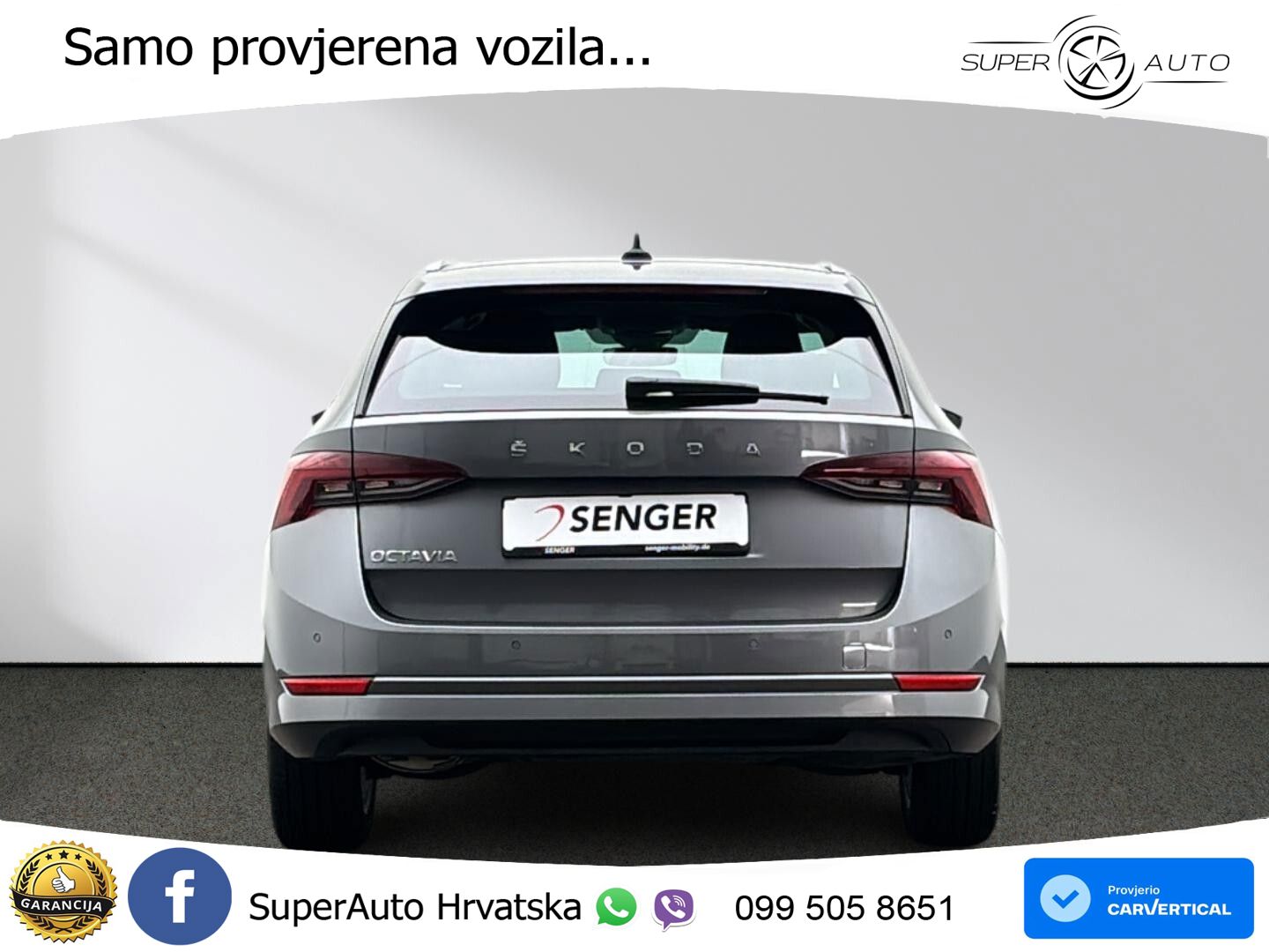 Škoda Octavia Combi 2.0 TDI (150 KS) DSG LED+GR SJED+ACC