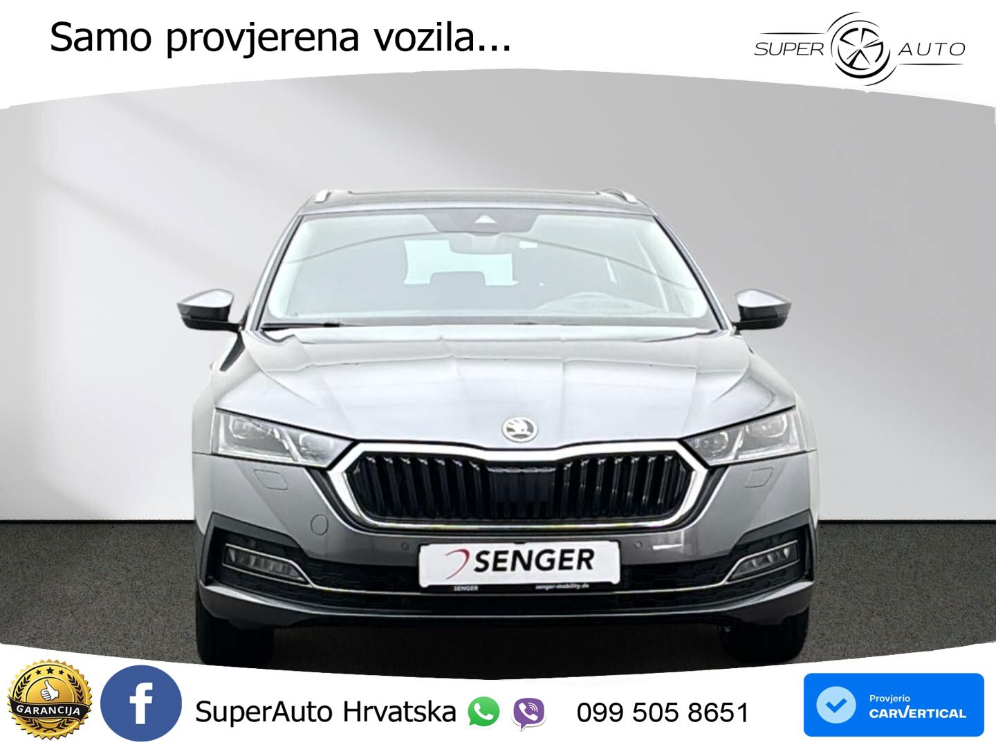 Škoda Octavia Combi 2.0 TDI (150 KS) DSG LED+GR SJED+ACC