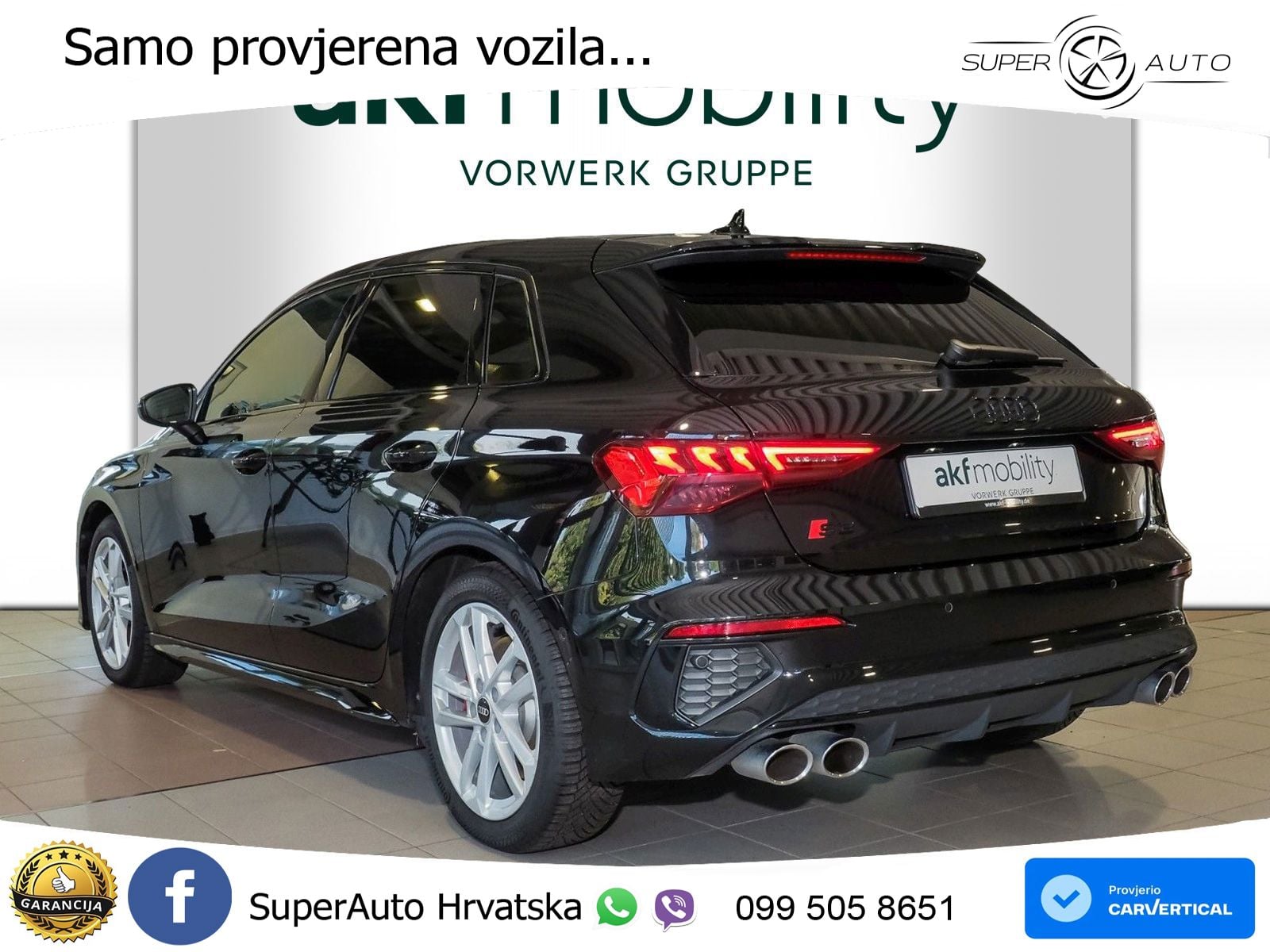 Audi S3 2.0 TFSI (310 KS) quattro S tronic LED+GR SJED+ACC