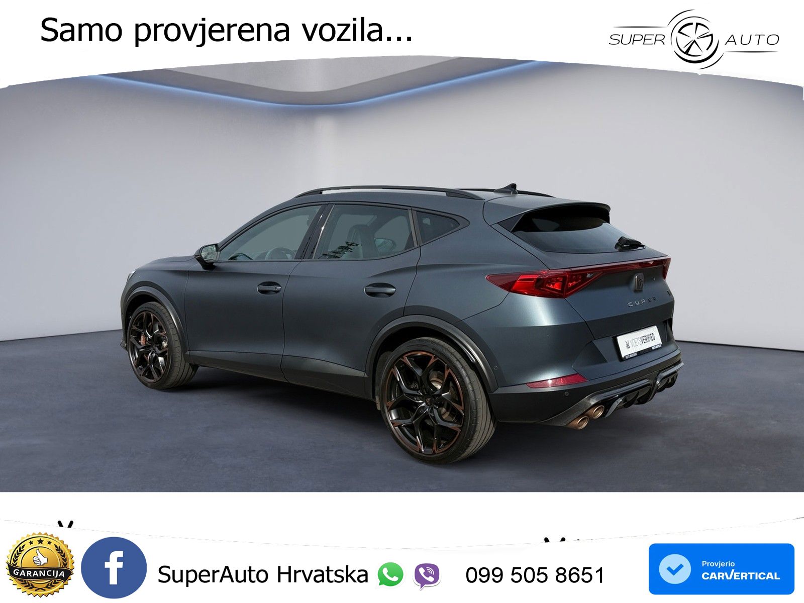 Cupra Formentor VZ5 2.5 TSI (390 KS) 4Drive DSG LED+GR SJED+ACC
