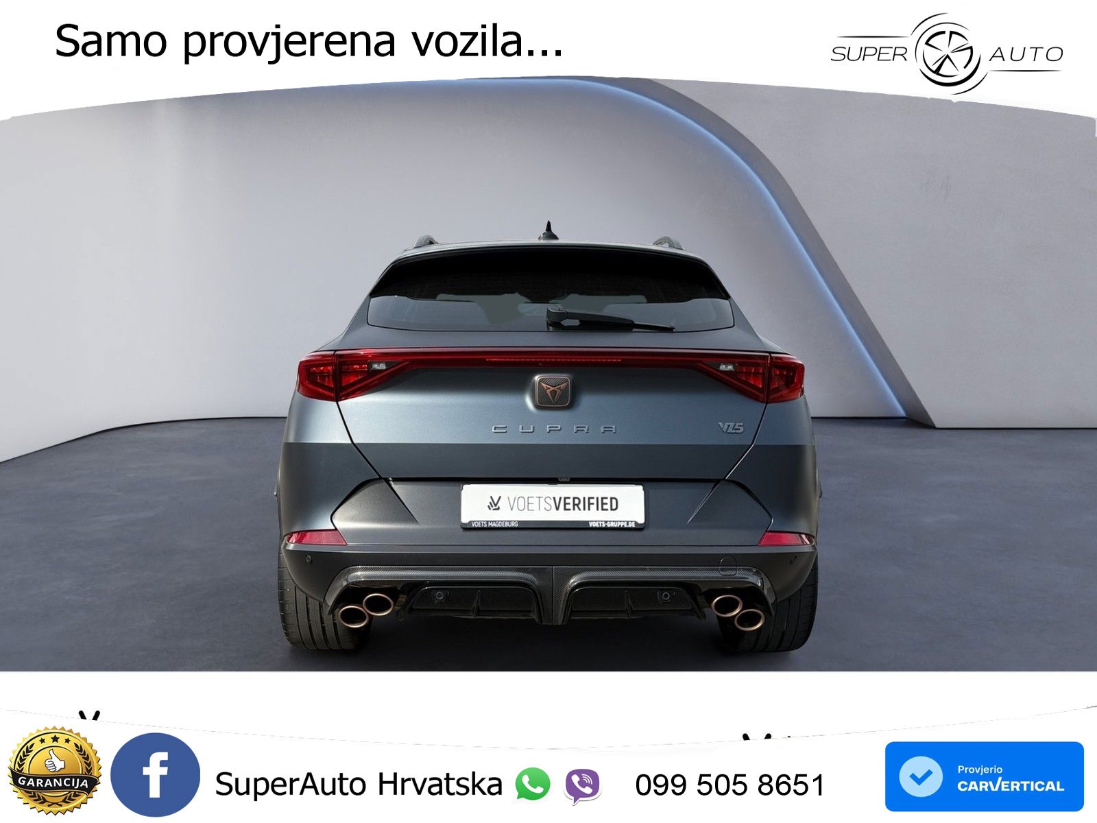 Cupra Formentor VZ5 2.5 TSI (390 KS) 4Drive DSG LED+GR SJED+ACC