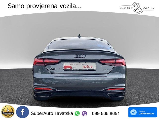 Audi A5 Sportback  40 TFSI (204 KS) quattro S tronic S line LED+GR SJED+ACC