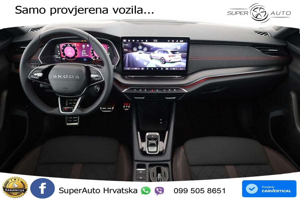 Škoda Octavia Combi RS 2.0 TSI (265 KS) DSG LED+GR SJED+ACC