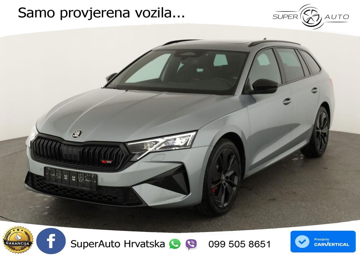 Škoda Octavia Combi RS 2.0 TSI (265 KS) DSG LED+GR SJED+ACC