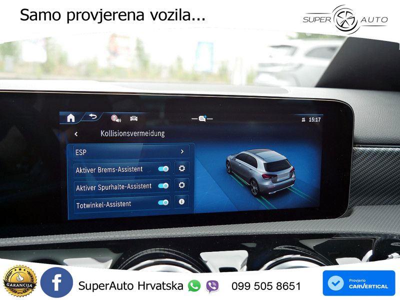 Mercedes-Benz A 180d 8G-DCT LED+GR SJED+ACC
