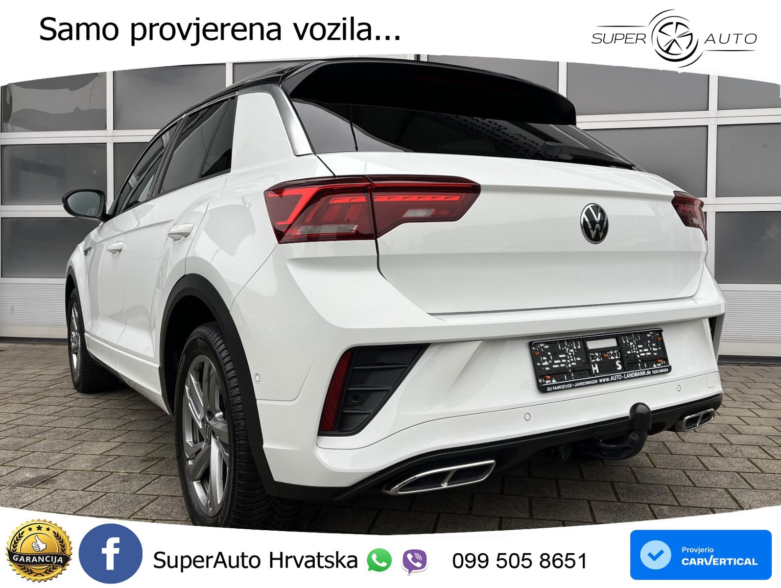 Volkswagen T-Roc 2.0 TDI (150 KS) DSG R-Line LED+GR SJED+ACC