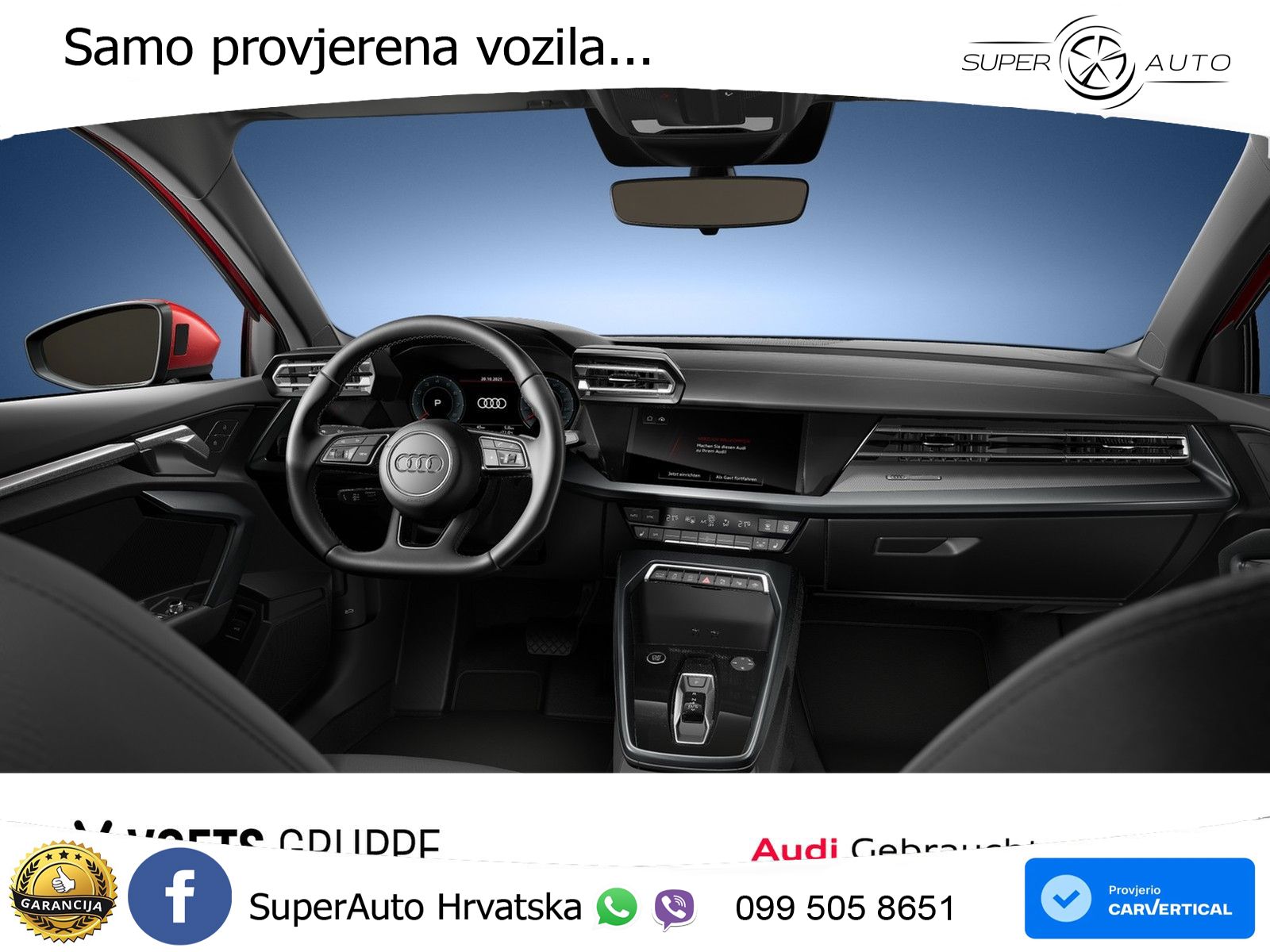 Audi A3 35 TFSI (150 KS) LED+GR SJED+ACC
