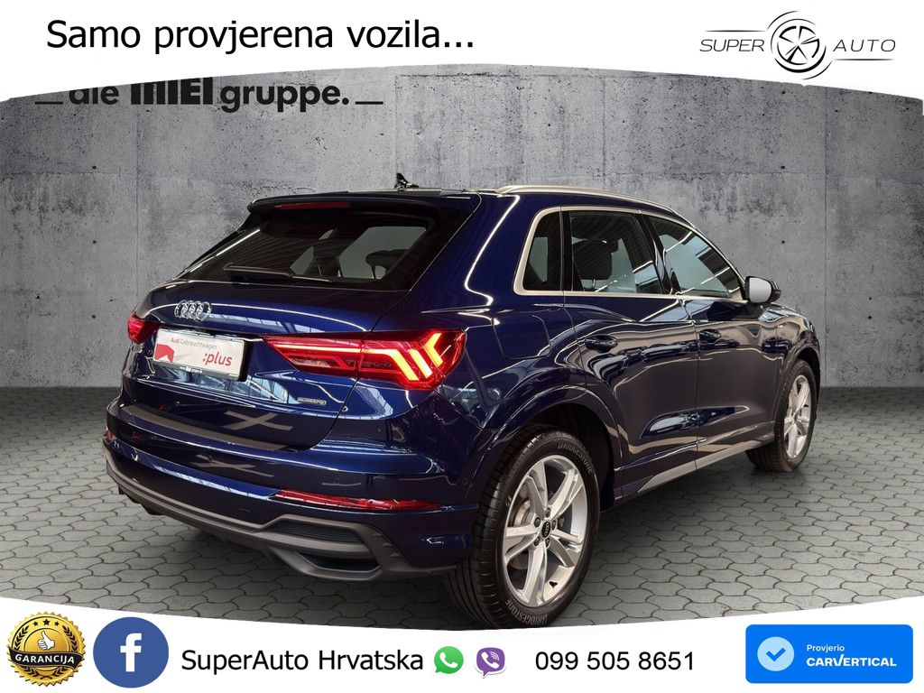Audi Q3 45 TFSI (245 KS) quattro S tronic S line MATRIX+GR SJED+KAM