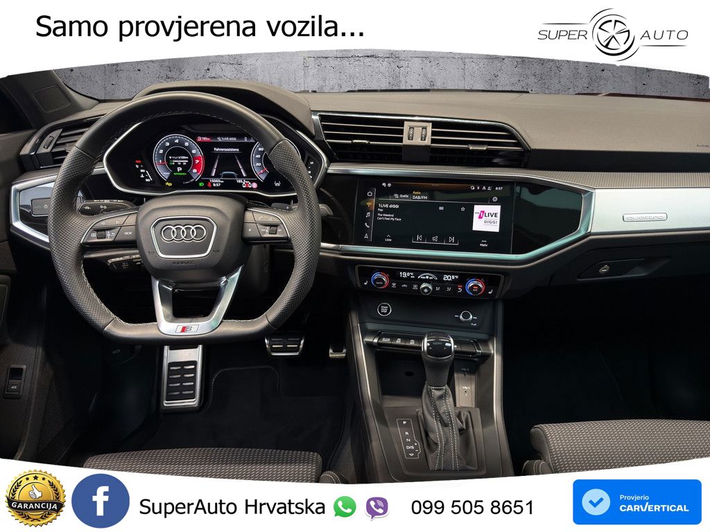 Audi Q3 45 TFSI (245 KS) quattro S tronic S line MATRIX+GR SJED+KAM