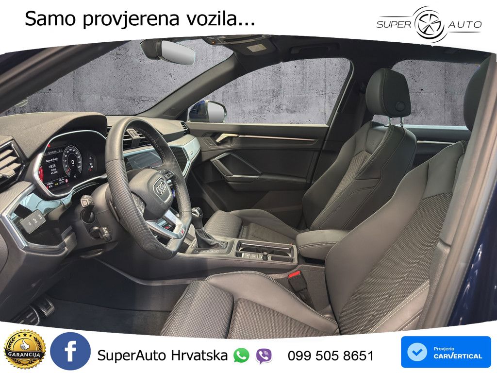 Audi Q3 45 TFSI (245 KS) quattro S tronic S line MATRIX+GR SJED+KAM