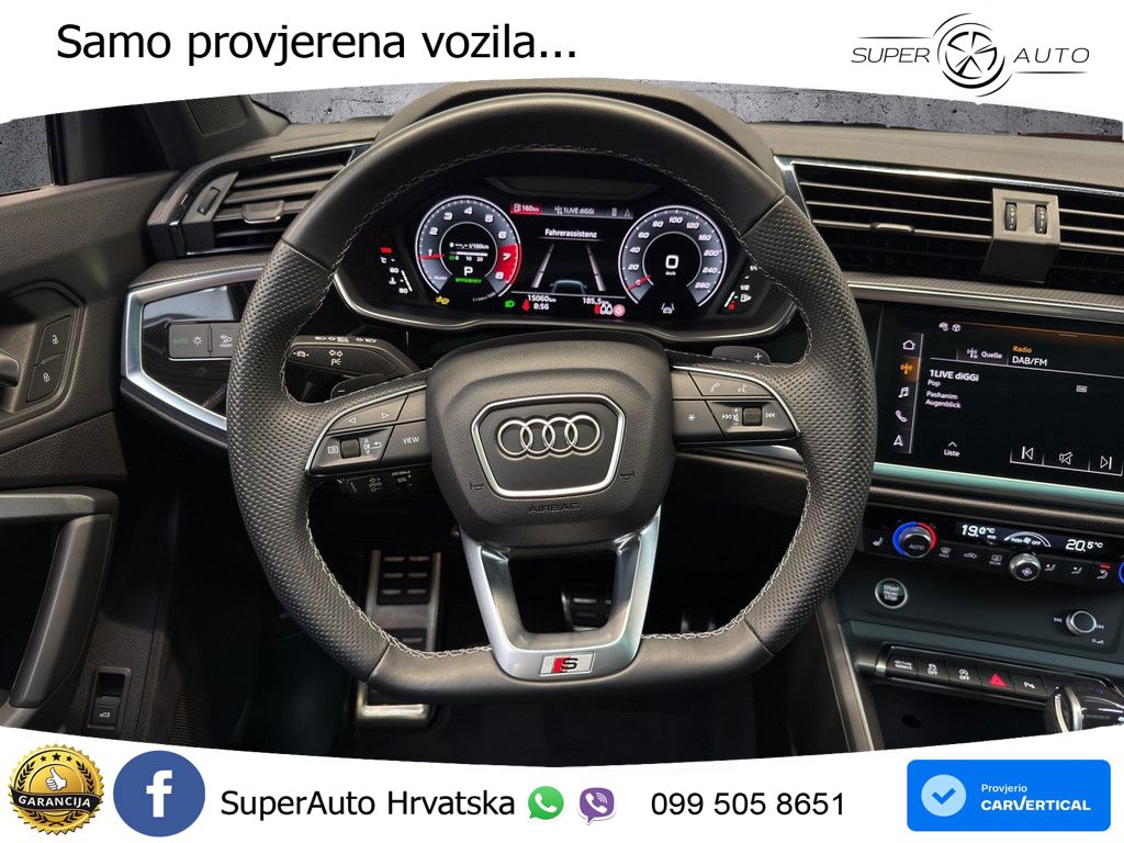 Audi Q3 45 TFSI (245 KS) quattro S tronic S line MATRIX+GR SJED+KAM