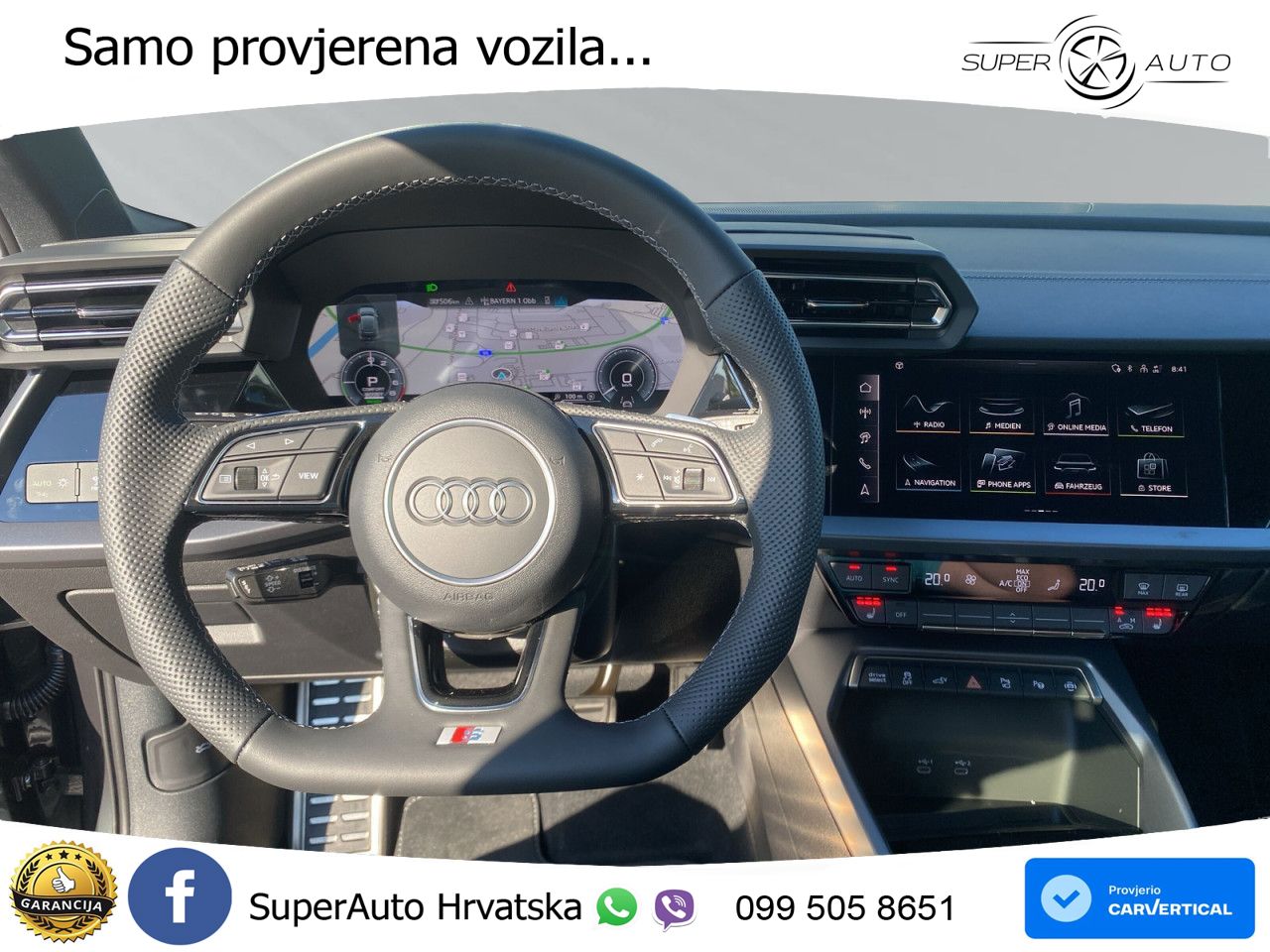 Audi A3 Sportback 40 TFSI e (204 KS) Plug-in Hybrid S tronic S line LED+GR SJED+ACC