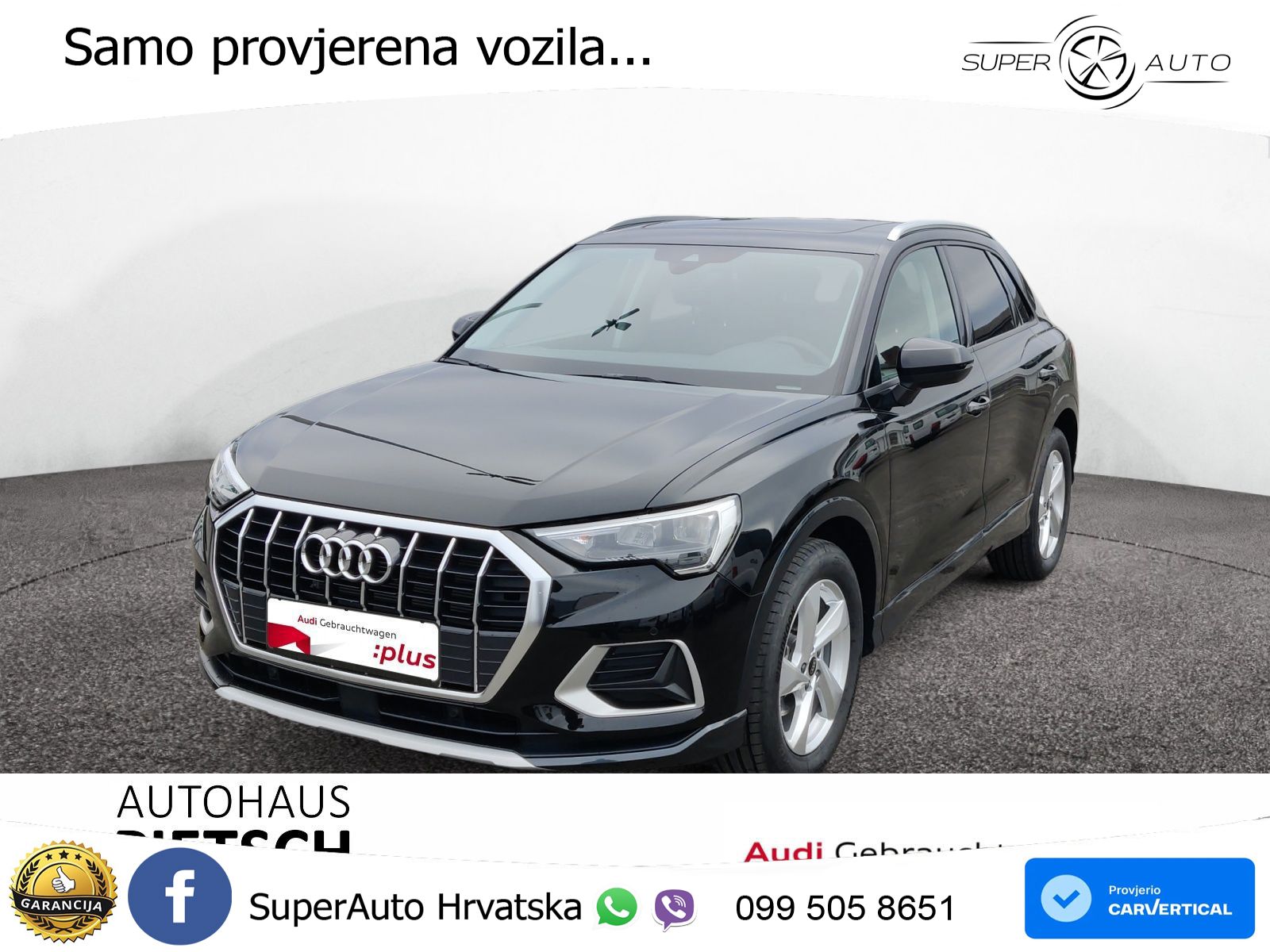Audi Q3 35 TFSI (150 KS) S tronic advanced LED+GR SJED+ACC
