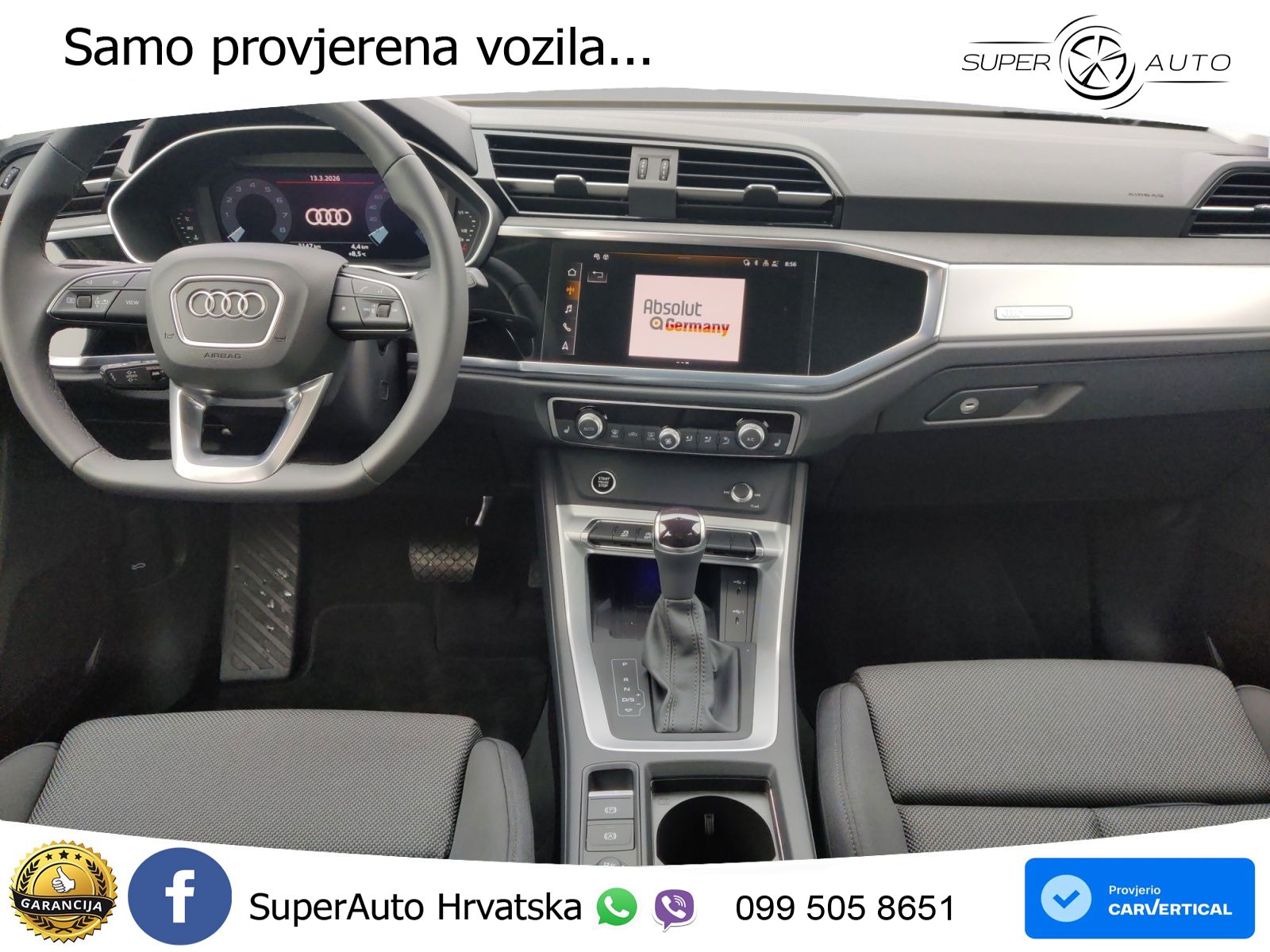 Audi Q3 35 TFSI (150 KS) S tronic advanced LED+GR SJED+ACC