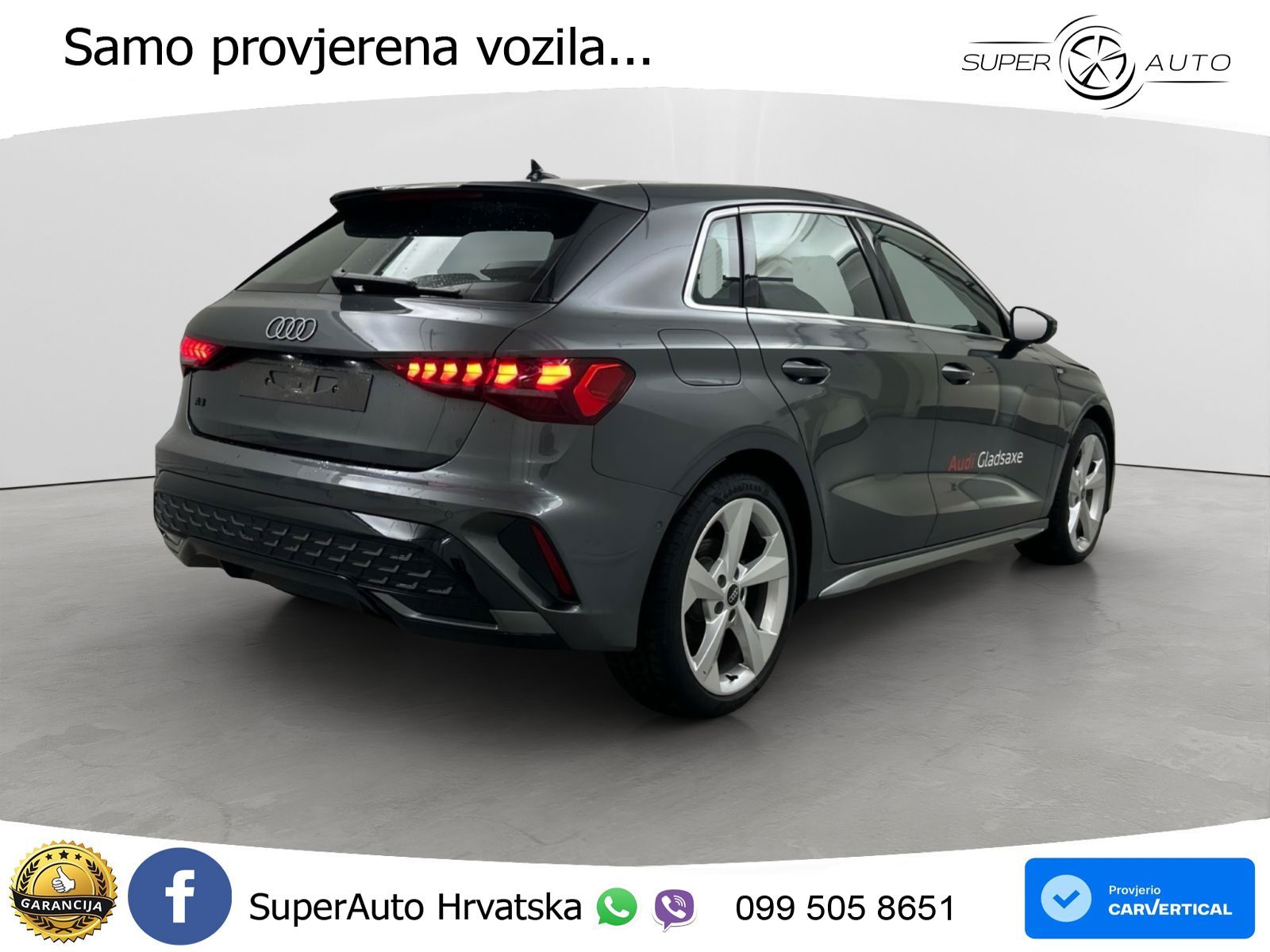 Audi A3 35 TFSI (150 KS) S line LED+GR SJED+ACC