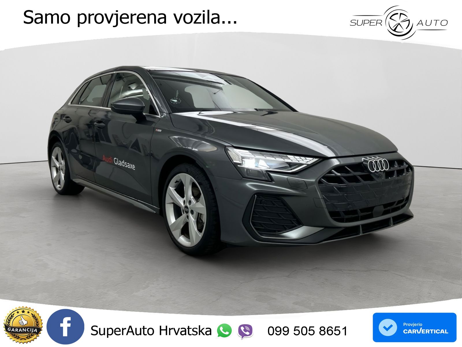 Audi A3 35 TFSI (150 KS) S line LED+GR SJED+ACC