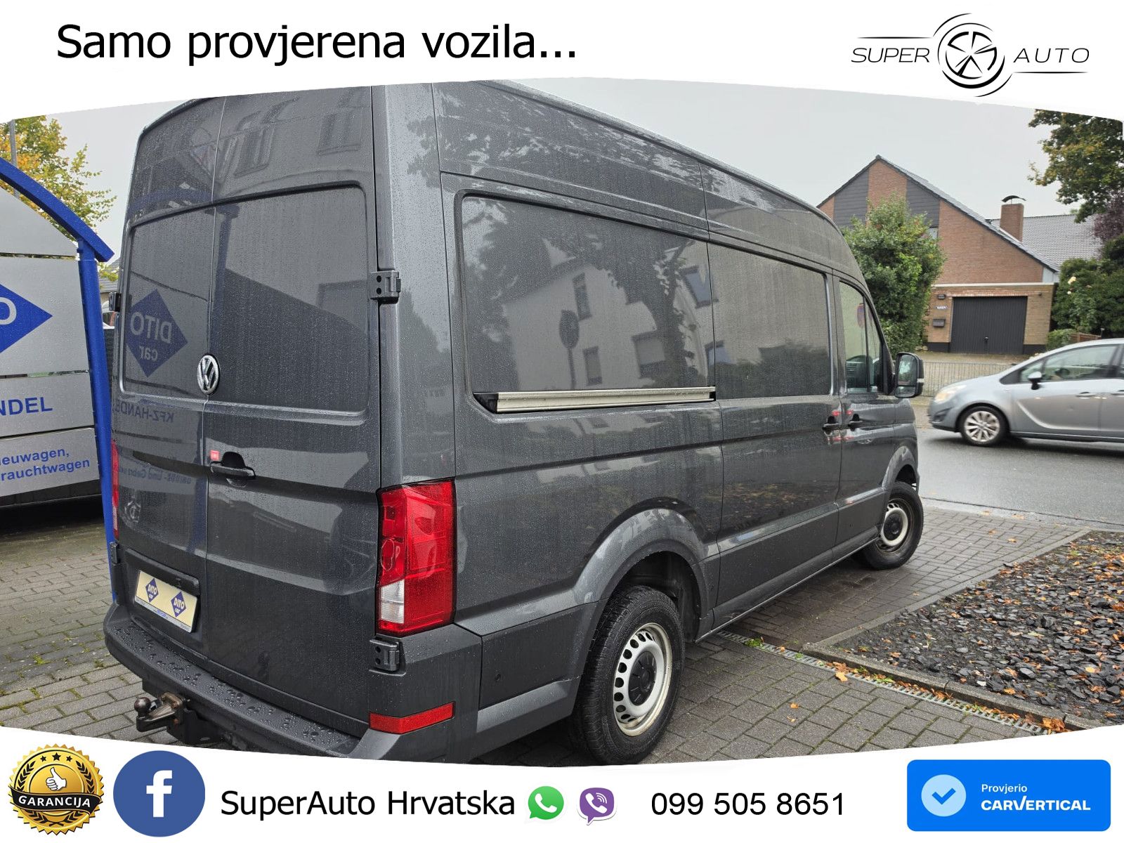 Volkswagen Crafter Kasten 35 mittellang FWD/AHK/RFK/KLIMA/ 177 KS